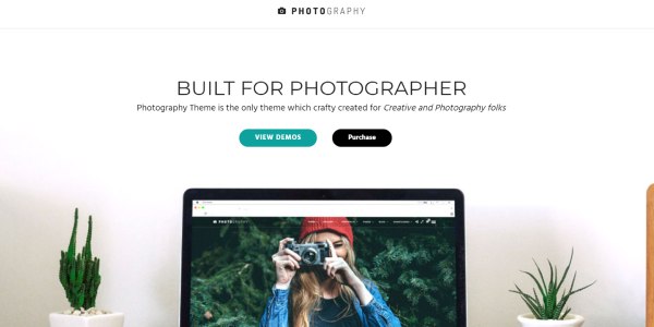 Las mejores plantillas de WordPress Premium: Photography